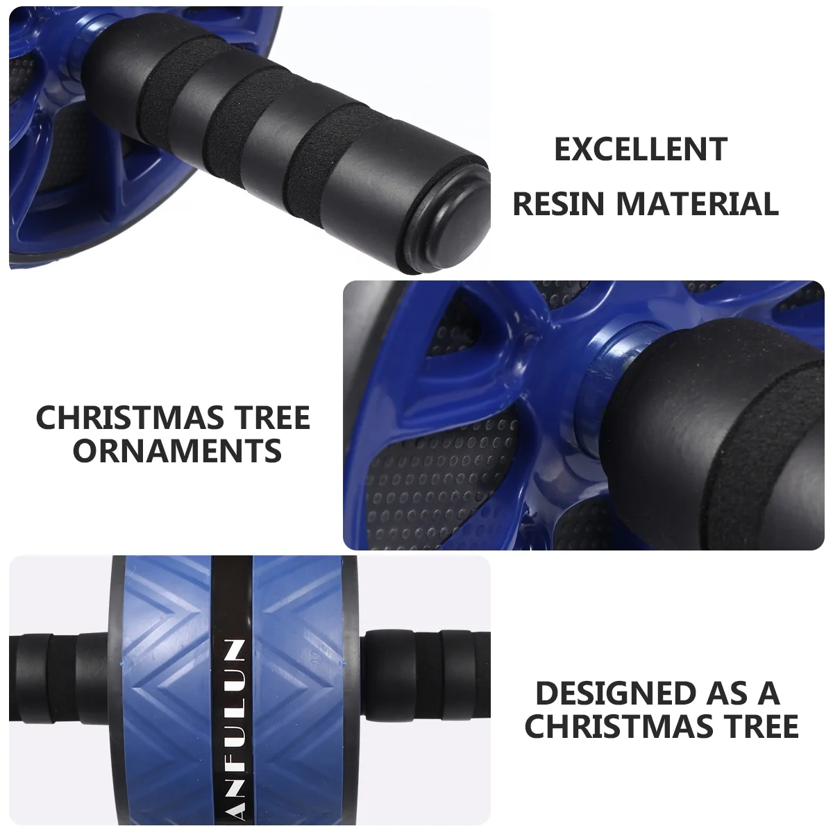 2pcs Abdominal Wheel Ab Roller Wheel Practical Exercise Equipment Fitness Roller