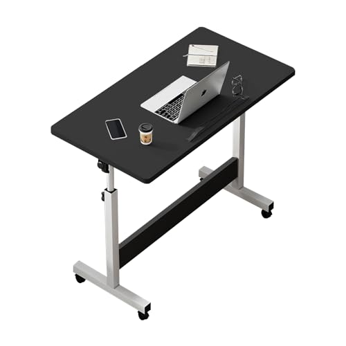 XUEGE Manual Adjustable Desk, Height Adjustable Standing Desk, Ergonomic Home Office Computer Workstation Writing Desk for Study Room, Bedroom