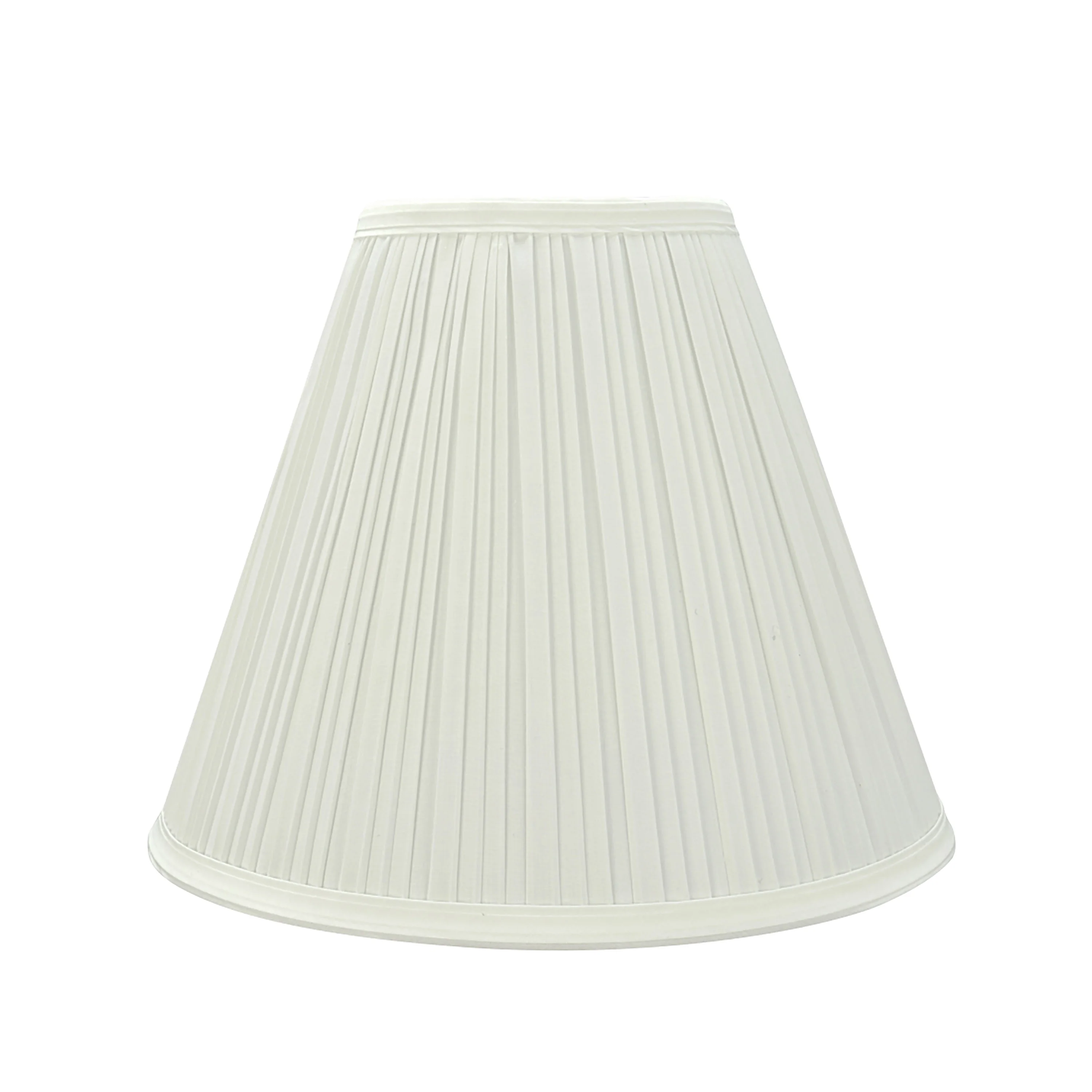 Aspen Creative 59176 Transitional Pleated Empire Shape UNO Construction Lamp Shade in Off White, 11-1/2