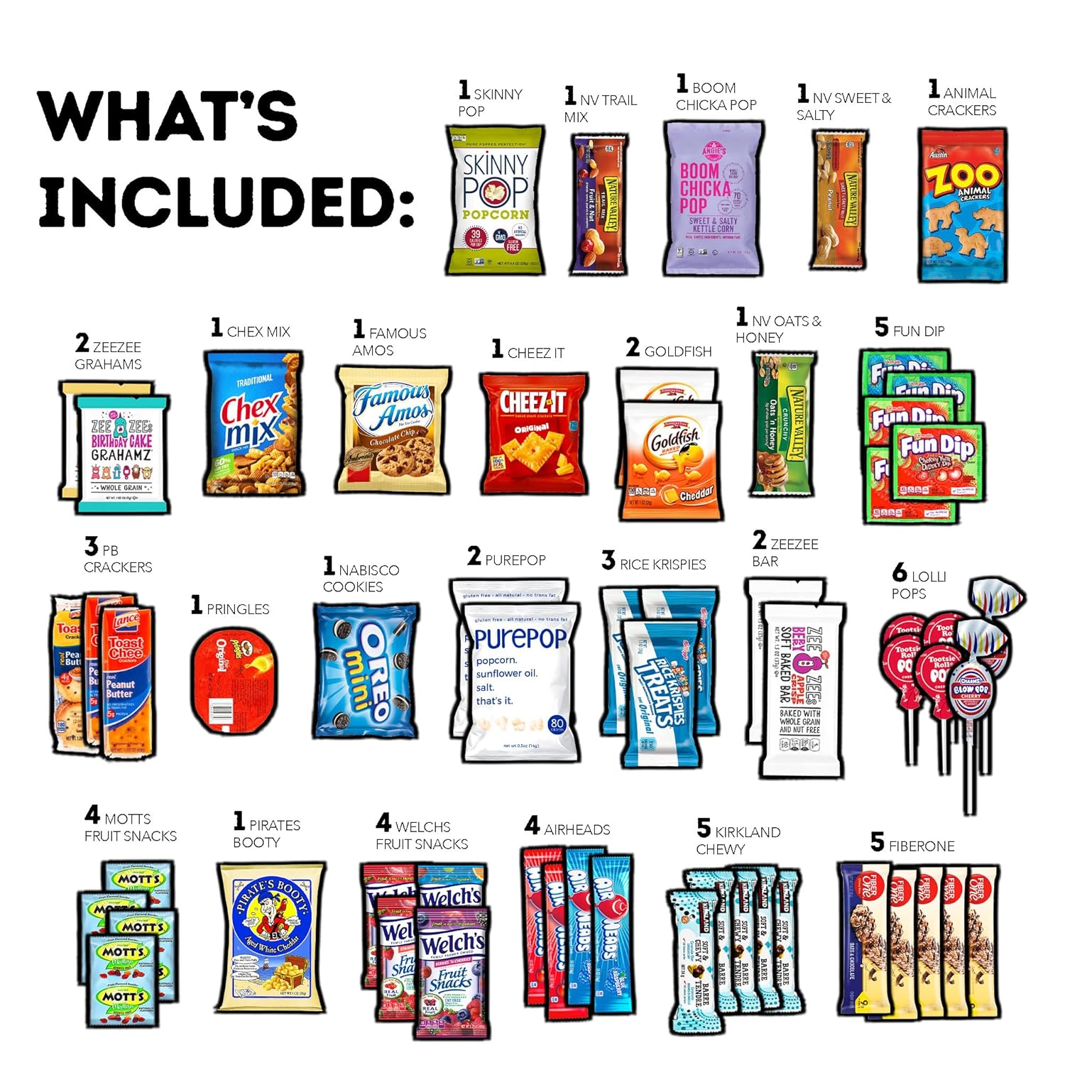 CRAVEBOX Snack Box Variety Pack Care Package (80 Count) Halloween Treats Gift Basket Boxes Pack Adults Kids Grandkids Guys Women Men Boyfriend Birthday Cookies Chips Mix College Office Back to School