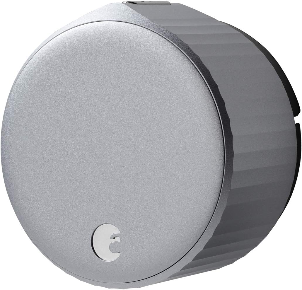 August Wi-Fi, (4th Generation) Smart Lock – Fits Your Existing Deadbolt in Minutes, Silver