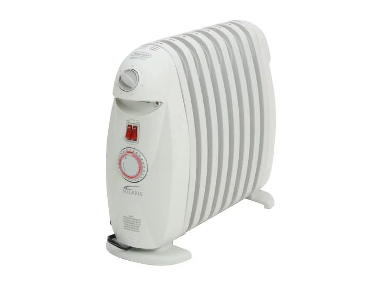 DeLonghi TRN0812T 1,200 Watt Portable Oil-Filled Radiator Heater with Timer