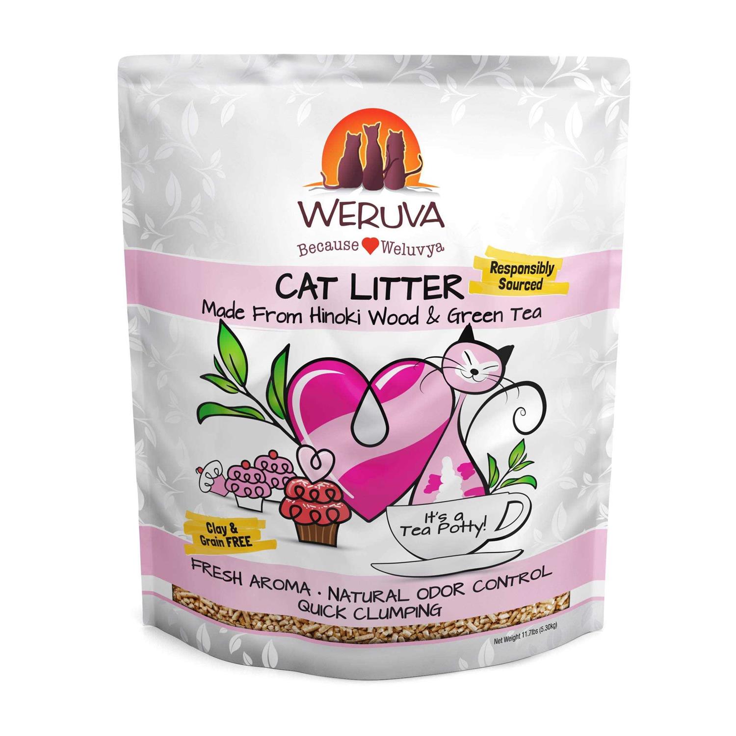 Weruva Green Tea Hinoki Wood Cat Litter - Pet Supplies online store