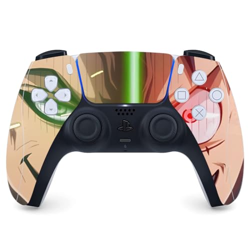 PS5 Console Skin and Controller Skin Set | Anime Anime One Piece Straw Hat Pirates | Matte Finish Vinyl Wrap Sticker Full Decal Skins | Compatible with Sony Playstation 5 Digital Edition
