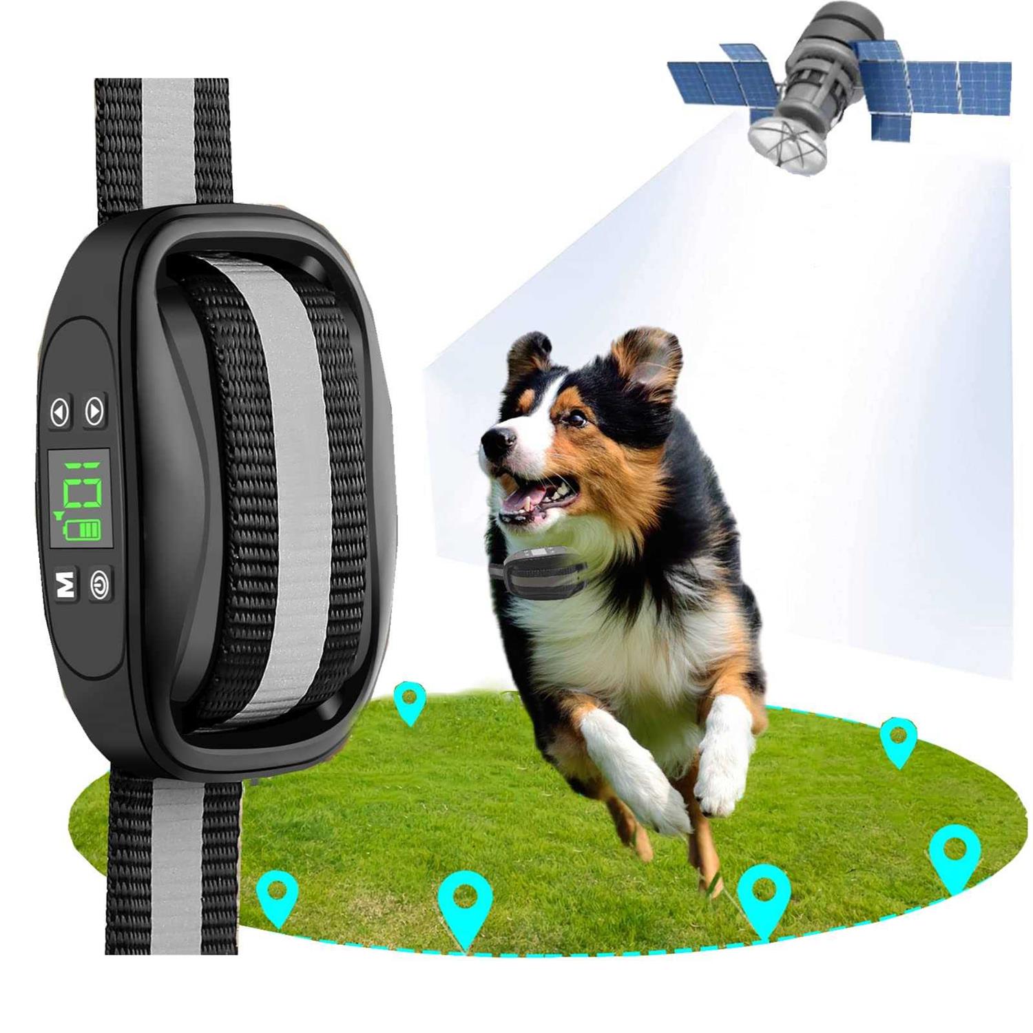 Bhcey Gps Wireless Dog Fence Electric Dog Fence Pet Containment System - Pet Supplies online store