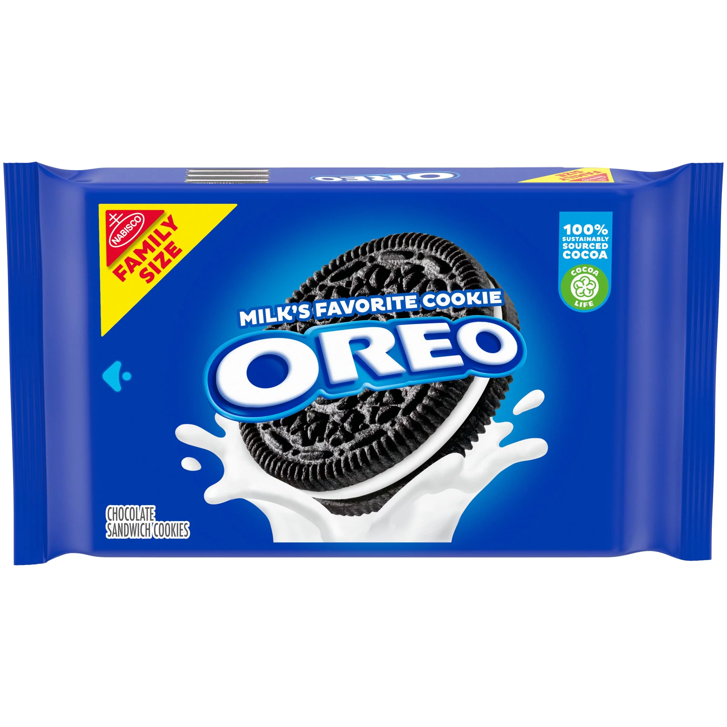 OREO Chocolate Sandwich Cookies, Family Size, (Pack of 2)