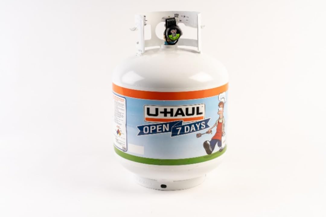 U-Haul 20 lb. Propane Tank- POL and QCC Compatible - Approx. 4.6 Gallon Propane Gas Capacity