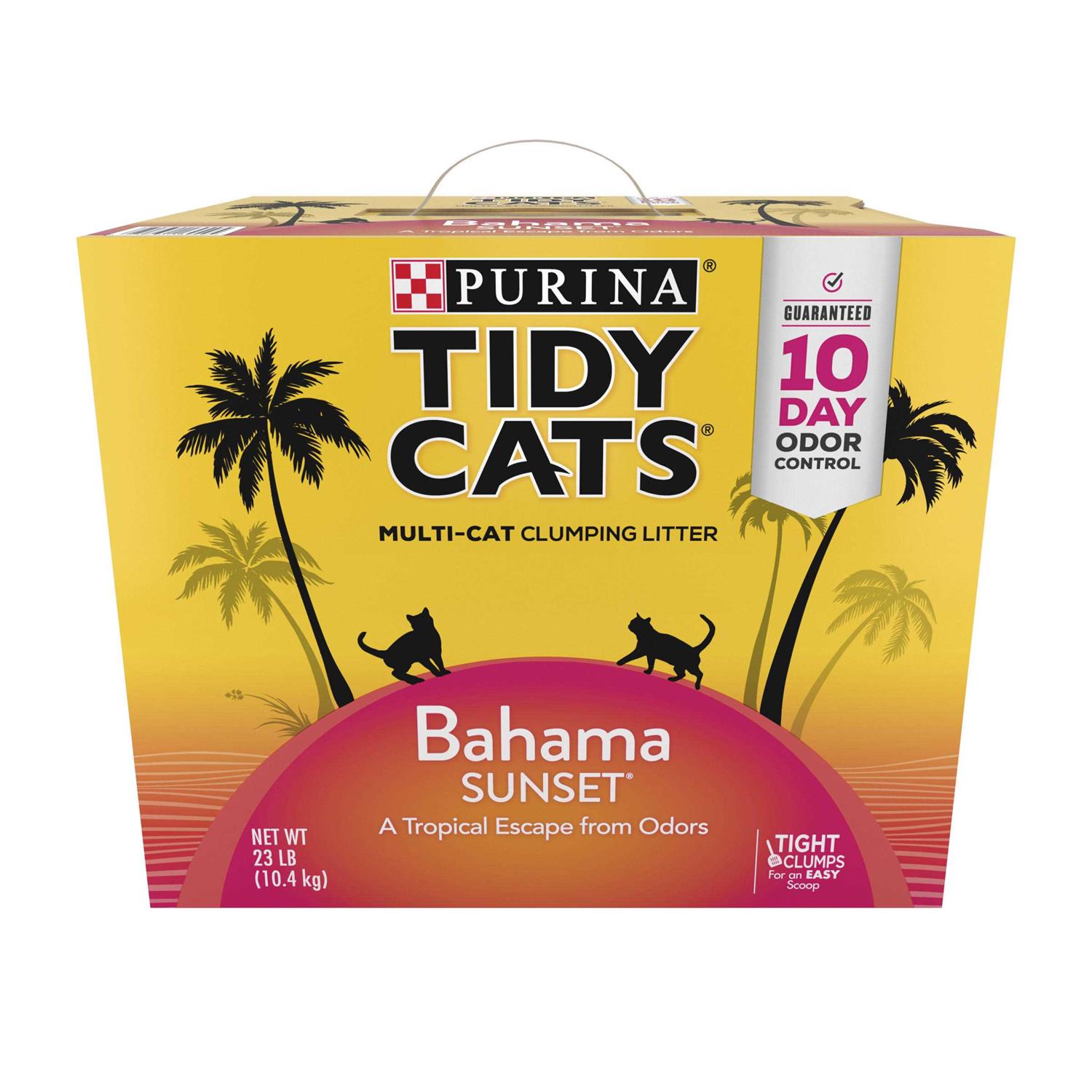 Tidy Cats Bahama Sunset Multi-Cat Clumping Cat Litter - Pet Supplies online store