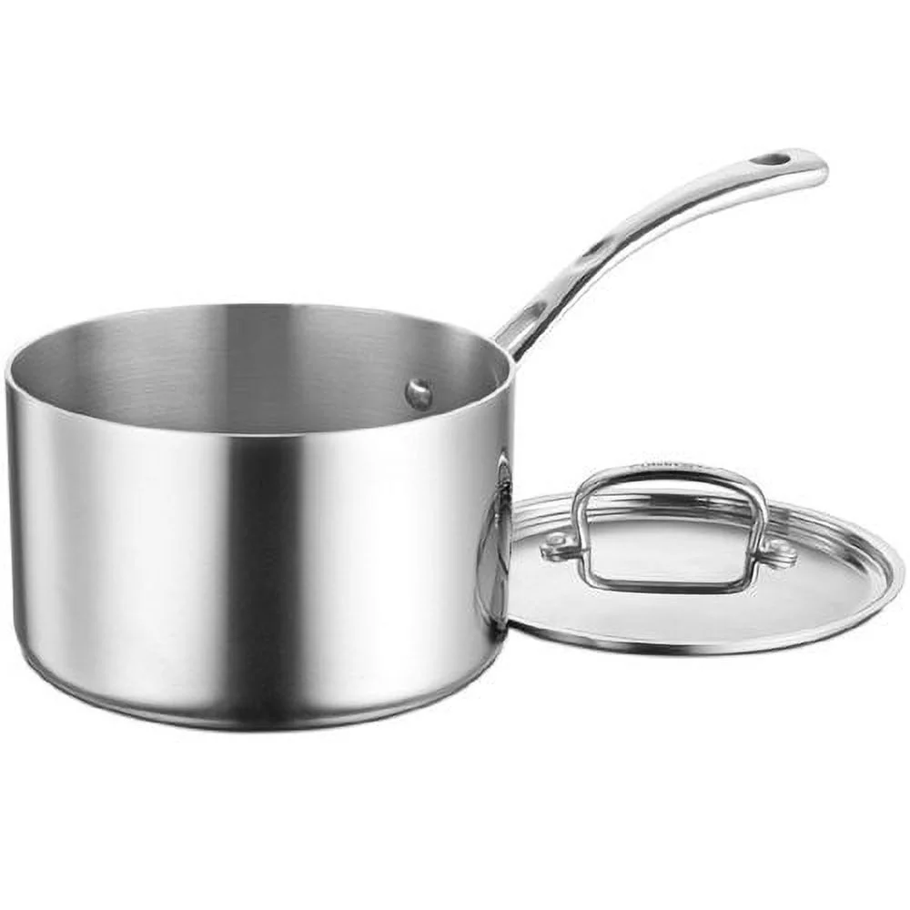 Cuisinart Triple Ply Stainless Steel 1-Quart Saucepan