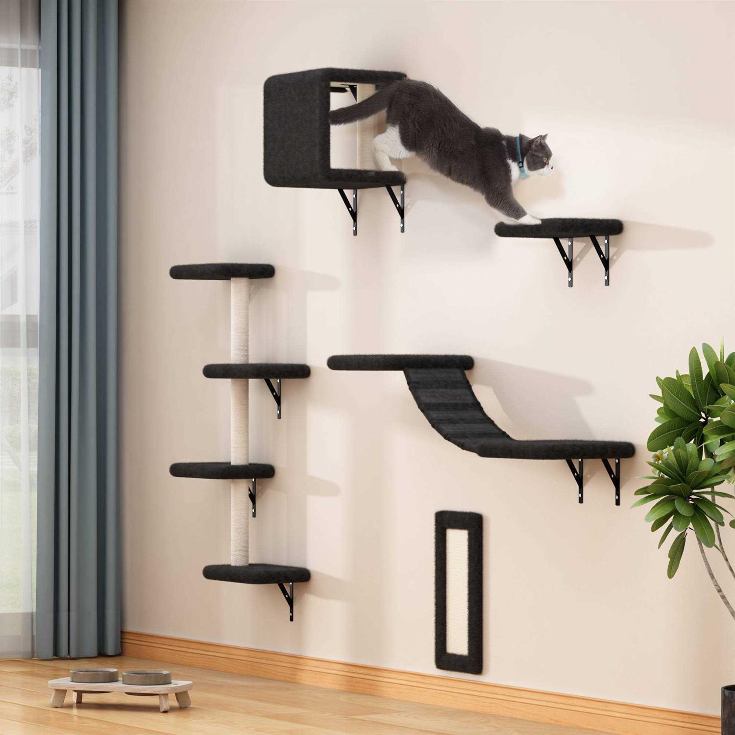 Coziwow Wall Mounted Shelves Set Cat Tree - Pet Supplies online store
