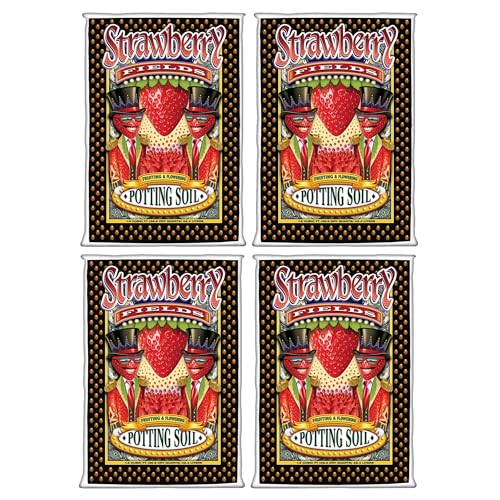 FoxFarm Strawberry Fields Fruiting & Flowering Potting Soil, 1.5cu ft - Use to Increase Blooms, Fruits, and Berries - Made for The Fruiting and Flowering Stages of Plants