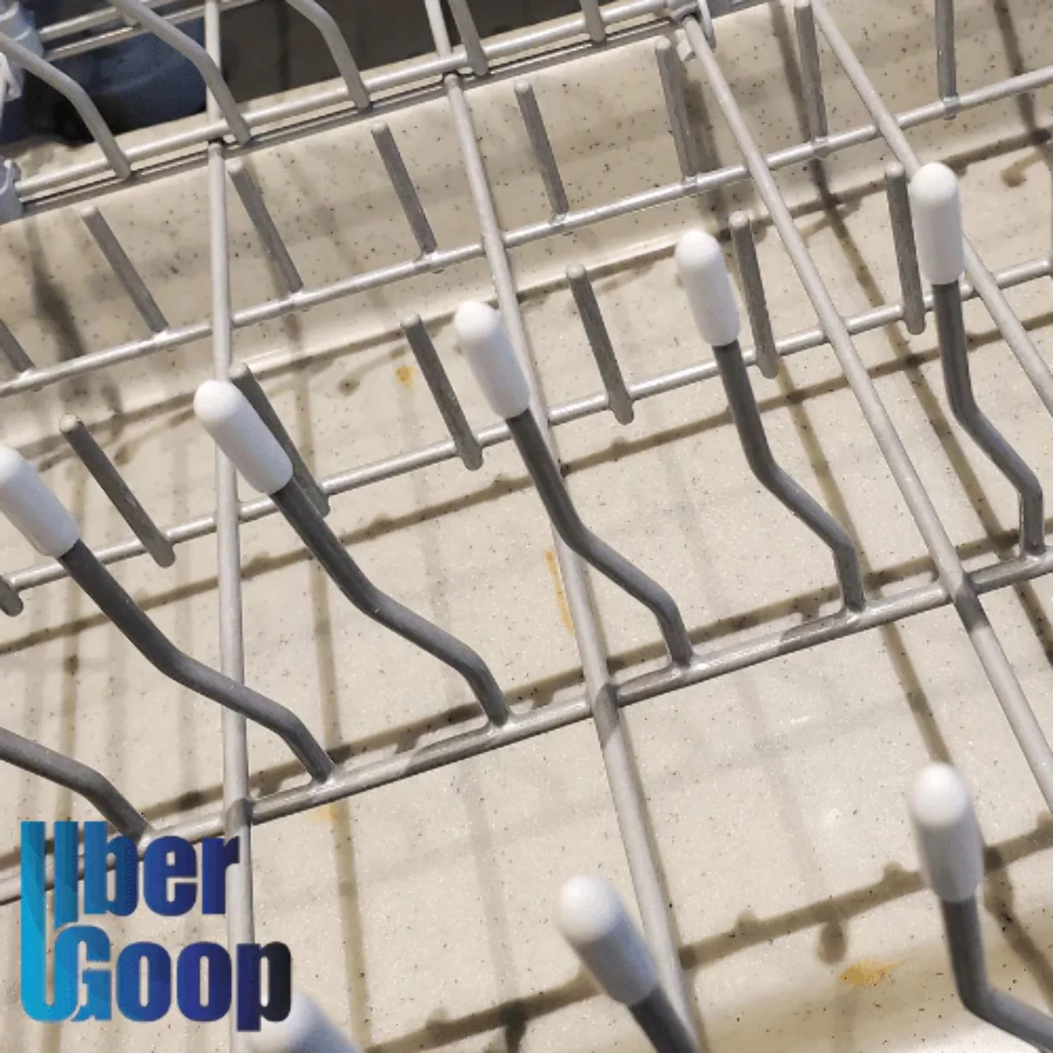 Uber Goop™ White Dishwasher Rack Repair Coating Kit w/80 caps - 1/2 oz