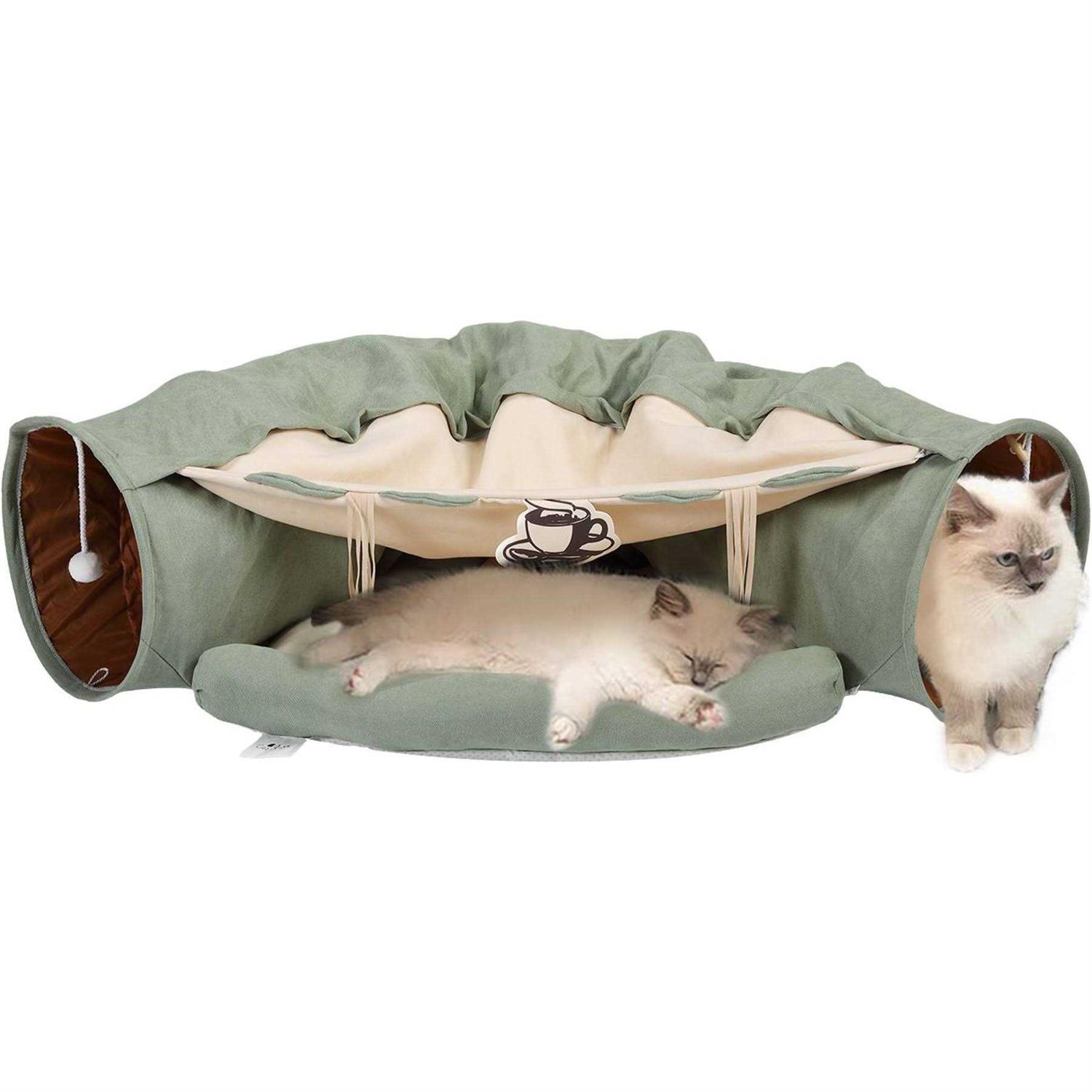 Coziwow by Jaxpety Collapsible Cat Tunnel Bed - Pet Supplies online store