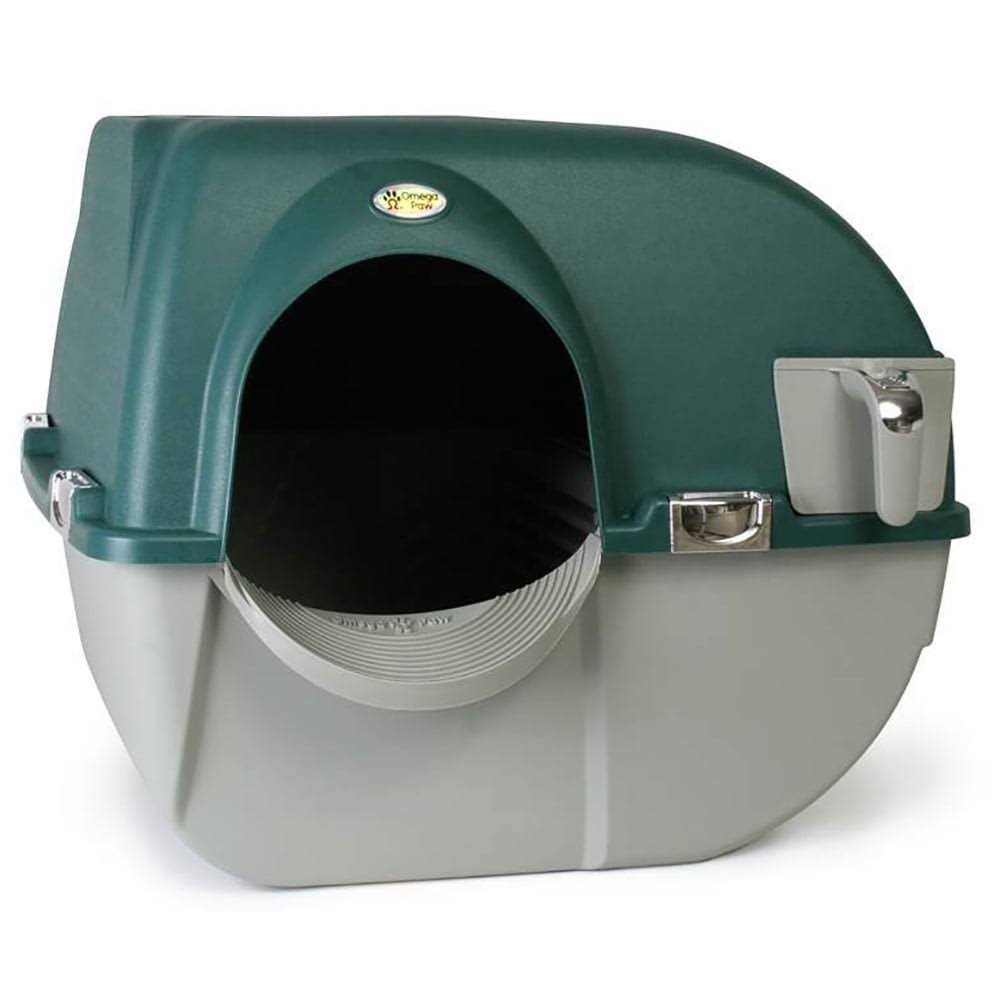 Omega Paw Easy Fill Roll n Clean Self Cleaning Cat Litter Box - Pet Supplies online store