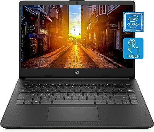 HP Stream 14inch HD Touchscreen Display, Intel Celeron N4020 Dual-Core Processor, 4GB DDR4 Memory, 128GB Storage(64GB eMMC+64GB Card),Webcam,1-Year Microsoft 365, Win10, Indigo Blue, TGCD Bundle