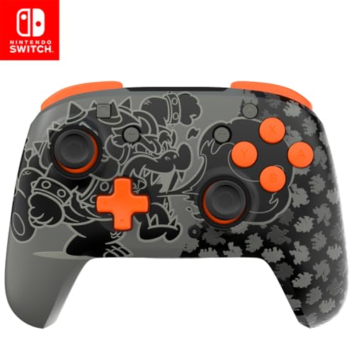 PDP Rematch Wireless Controller: Boo-Hoo - Nintendo Switch/Switch Lite/Switch - OLED Model, Nintendo Switch 2, Glows in the Dark, Rechargeable Battery