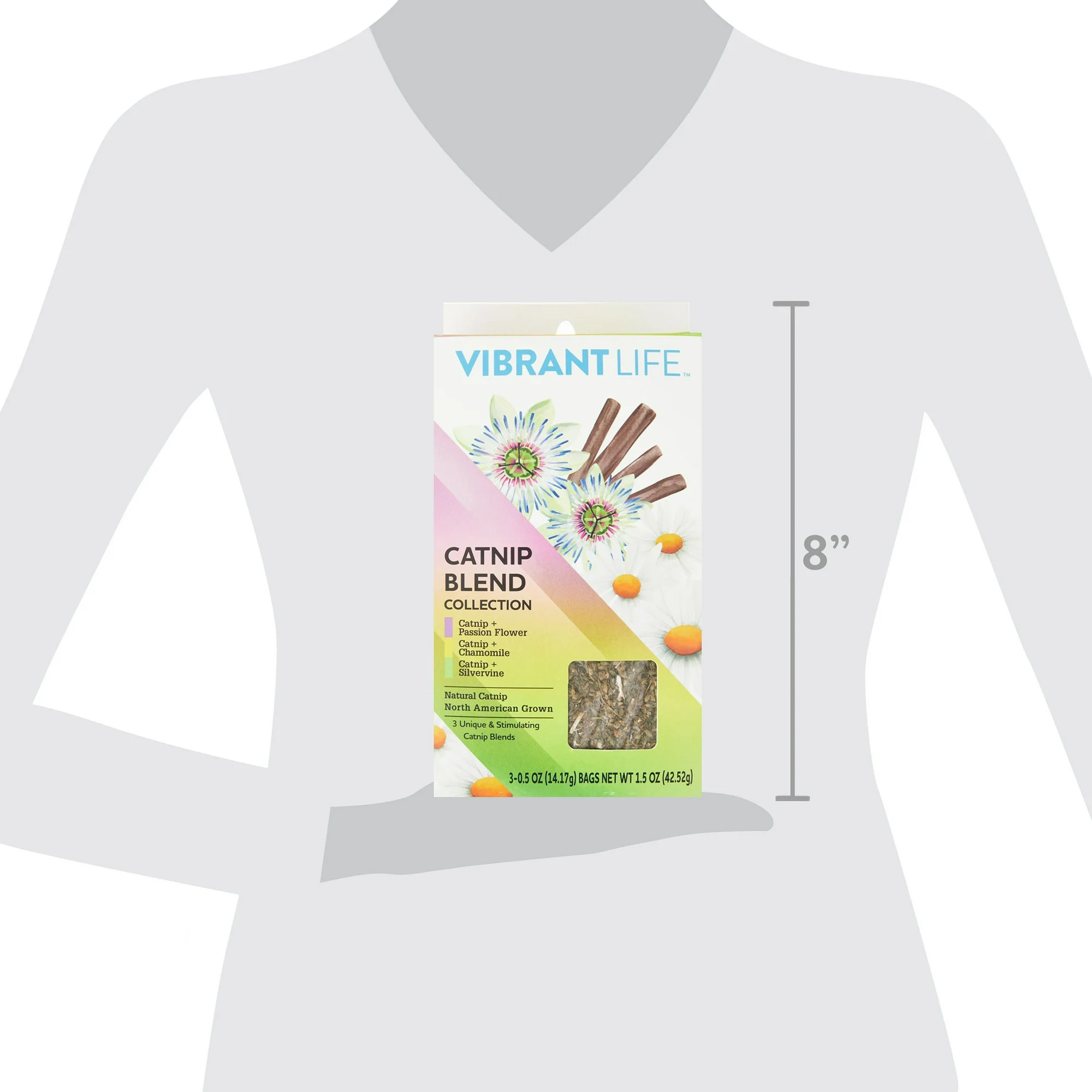 Vibrant Life Catnip Blends Collection 3 Pack 0.5 oz Includes Relaxing and Playful Blends