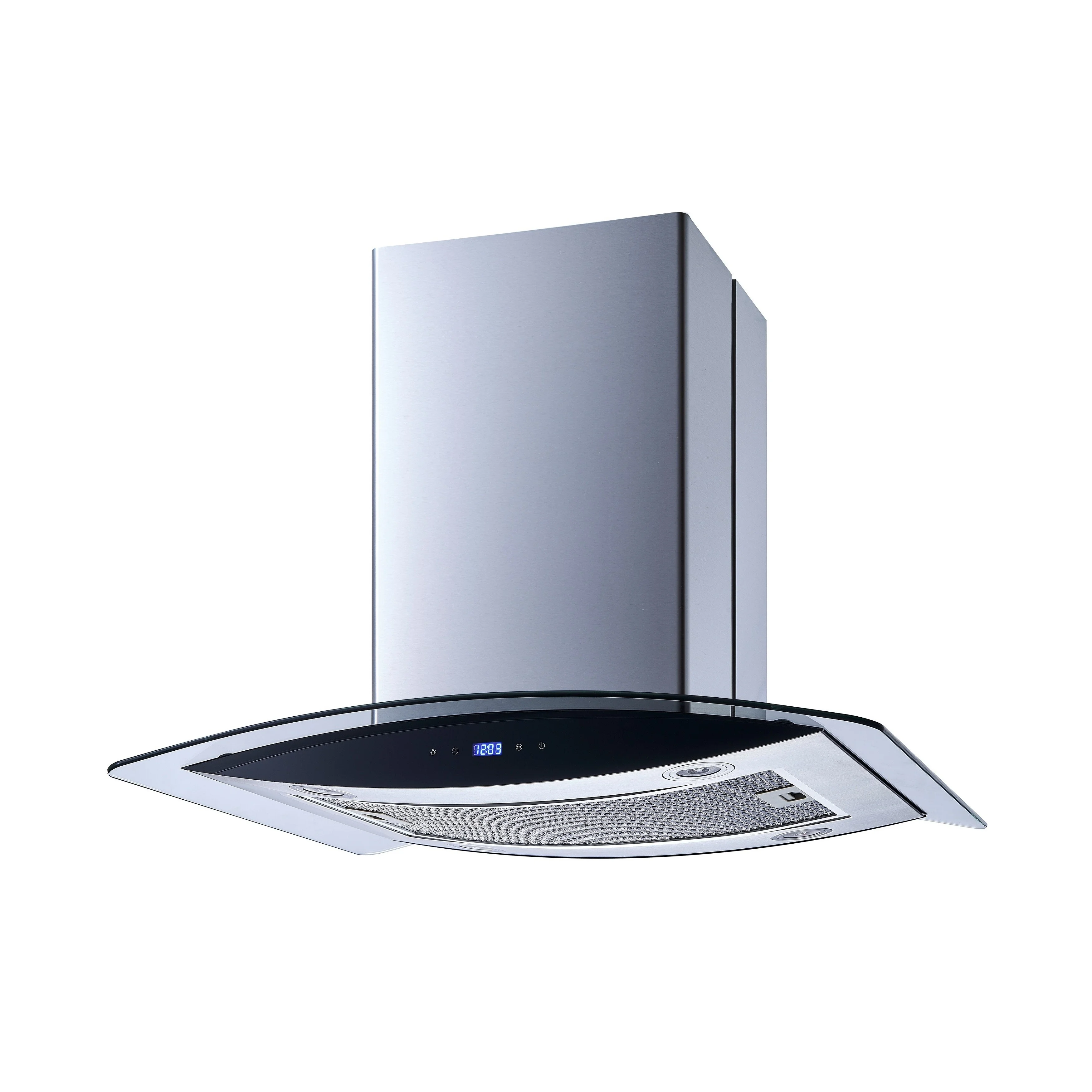 Winflo 30'' 450 CFM Convertible Island Range Hood