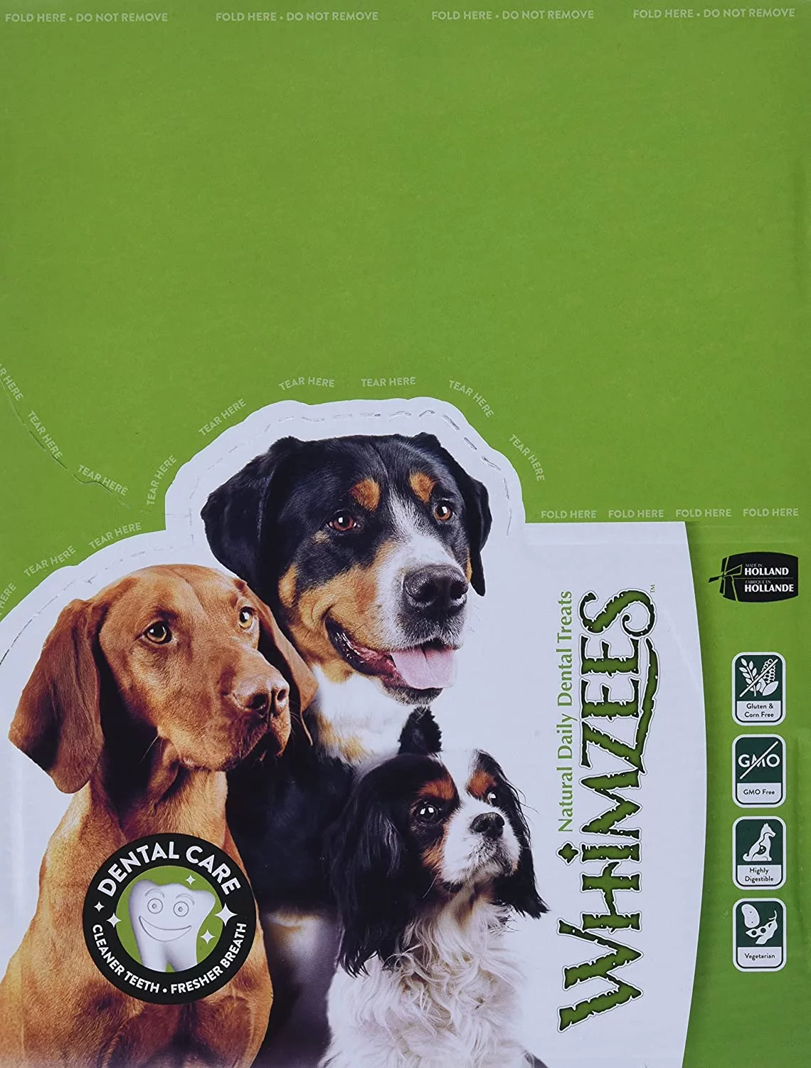 Paragon Pet Products USA  Whimzees Veggie Sausage Dental Treat - Brown - Extra Large - 30 Pieces