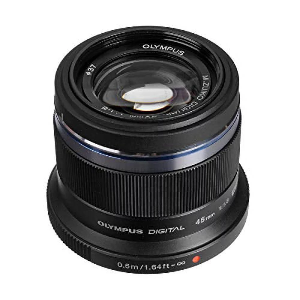 Olympus M.Zuiko Digital 45mm F1.8 Lens, for Micro Four Thirds Cameras (Black)