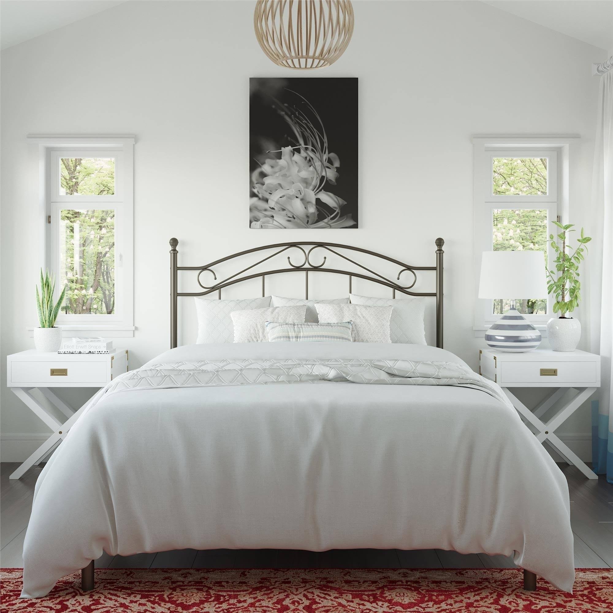 Avenue Greene Irma Full/Queen Metal Headboard (Bronze)