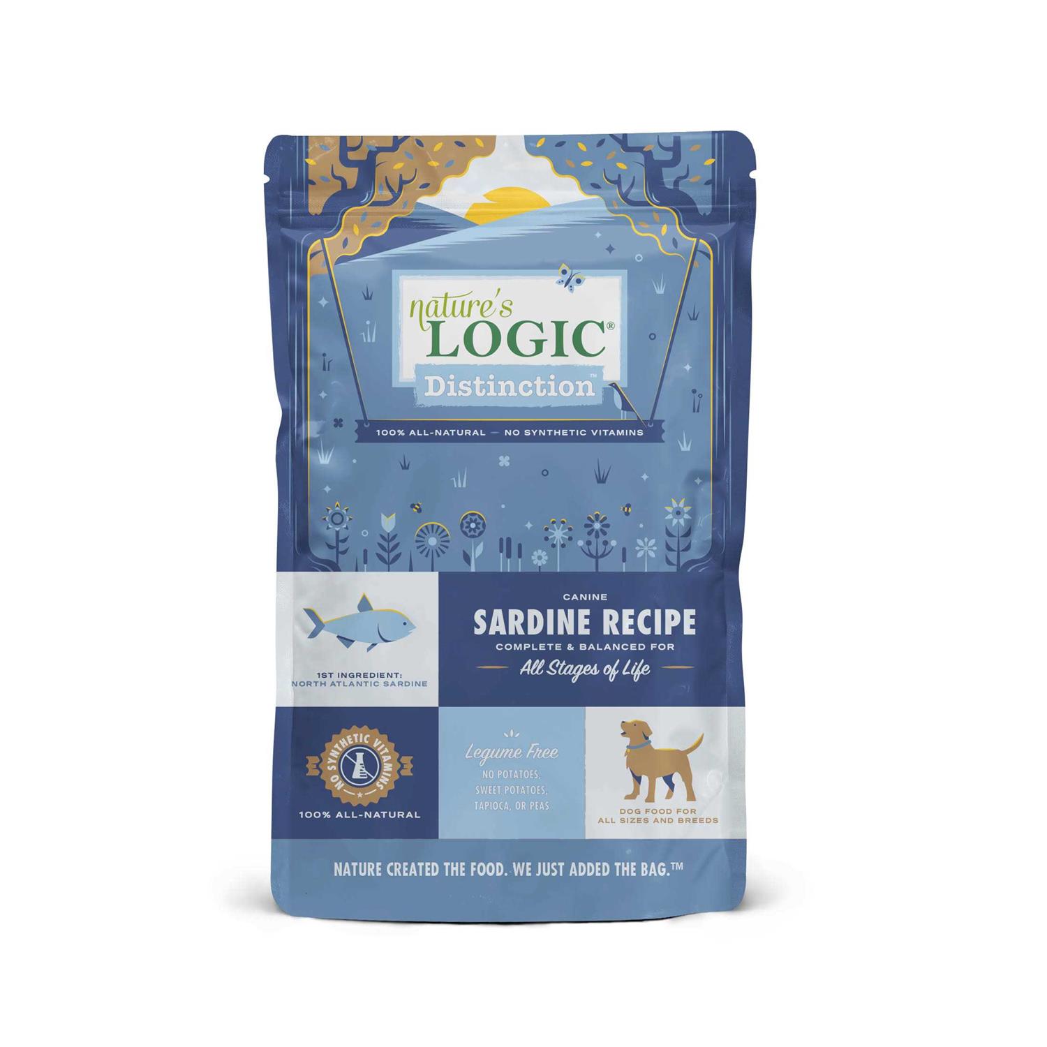 Nature's Logic Distinction Sardine Recipe Dry Dog Food - Pet Supplies online store