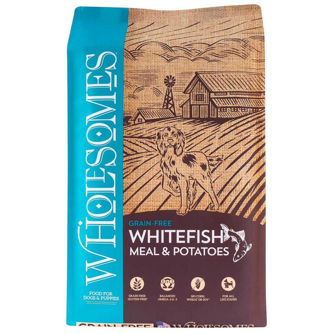 Wholesomes Whitefish Meal & Chickpeas Grain-Free Dry Dog Food - Pet Supplies online store