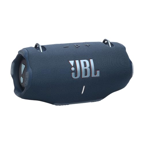 JBL Xtreme 4 - Portable Bluetooth Speaker, Powerful Sound and Deep Bass, IP67 Waterproof, 24 Hours of Playtime, Powerbank, PartyBoost for Multi-speaker Pairing (Blue)