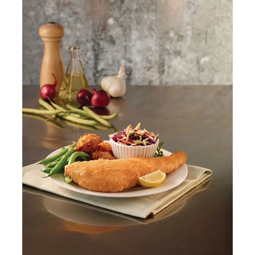 Pubhouse 6 Ounce Golden Ale Beer Battered Boneless Alaska Cod Natural Fillets, 10 Pound -- 1 Each.