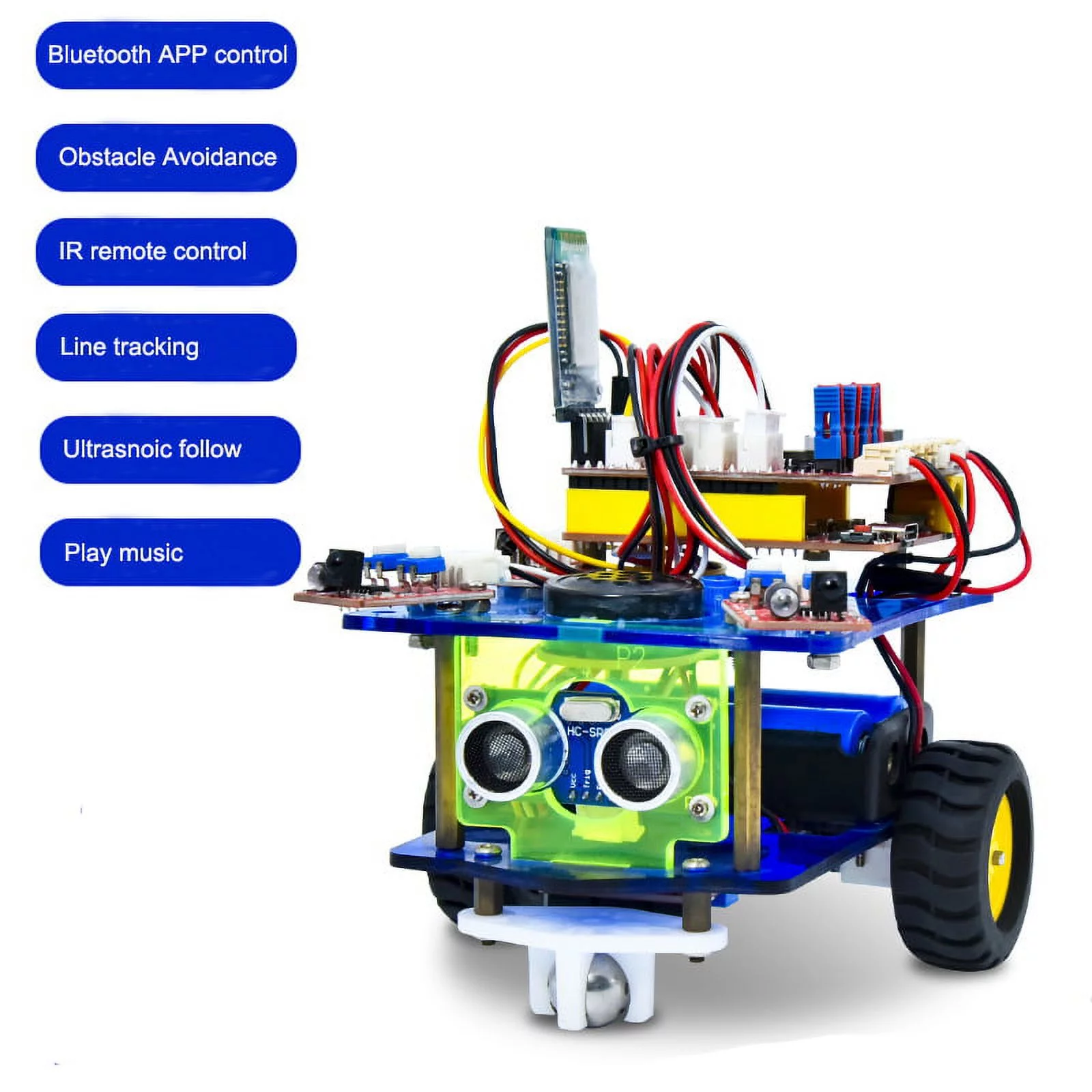 STEM Projects for Kids/Adults, Coding Robot Kit Learning & Education Robot Toys Gift for Boys and Girls to Learn Robotics, Arduino Programming While Playing
