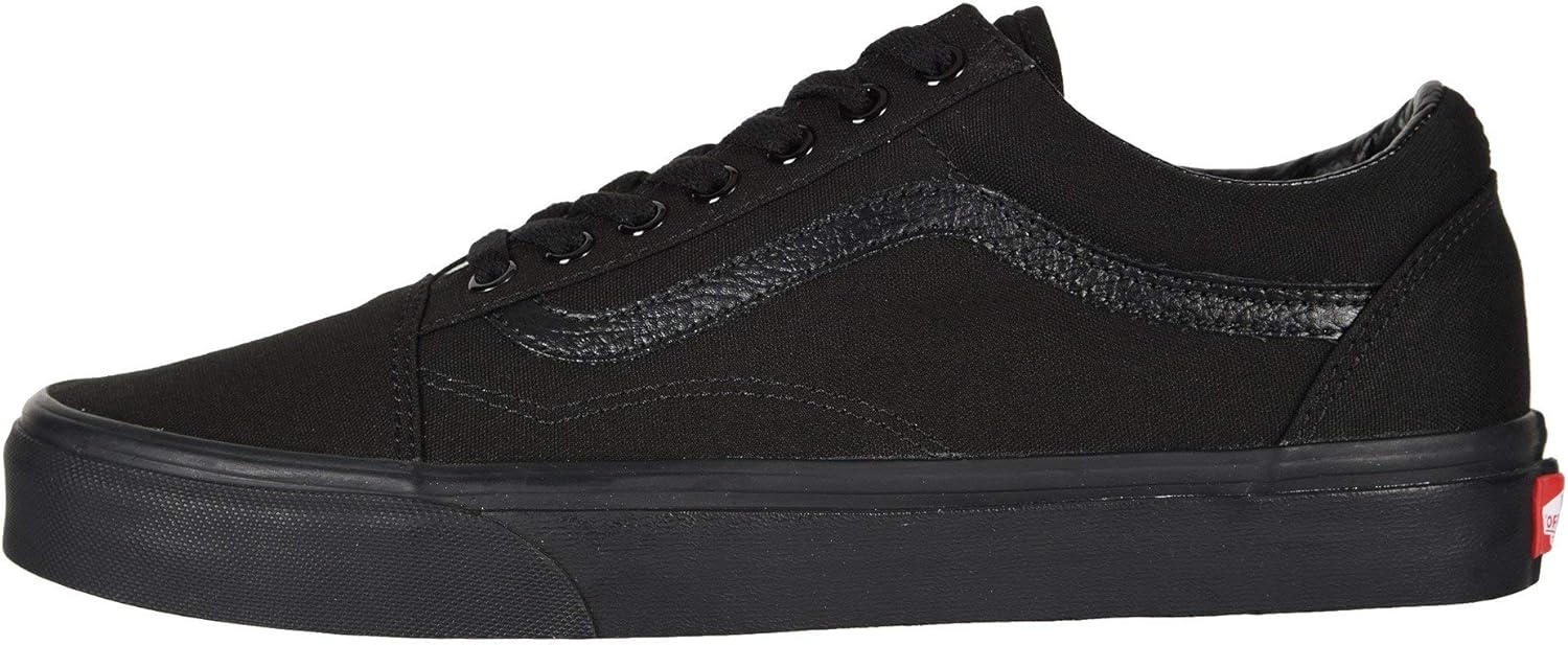 Vans Old Skool (Suede/Canvas), Unisex-Adult Trainers, Black Black Mono, 44 EU