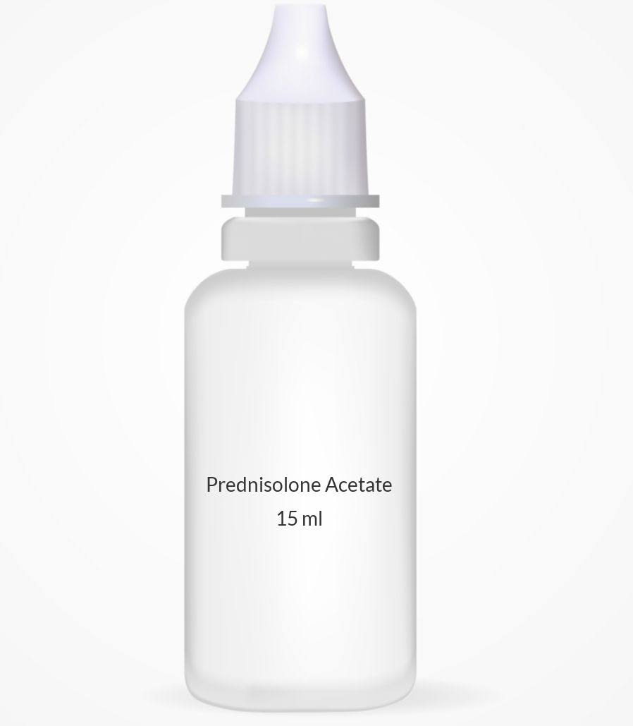 Prednisolone Acetate Ophthalmic Suspension, 15 ml