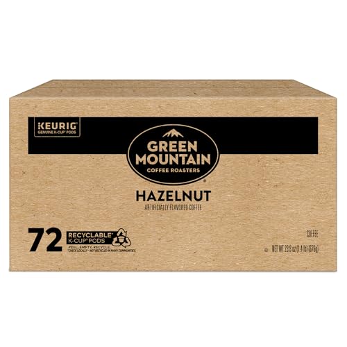 Green Mountain Coffee Roasters Hazelnut Coffee, Keurig Single-Serve K-Cup pods, Light Roast, 96 Count