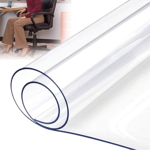 Office Chair Carpet Mat Clear PVC Desk Floor Mats Office Chair Pad for Carpet 0.04