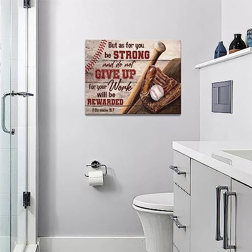 Christian Anchor Wall Art Coastal Nautical Beach Canvas Print Painting Scripture Bible Motivational Quotes Pictures Framed Christian Gifts Artwork Dining Living Bathroom Decor for Home Office 16