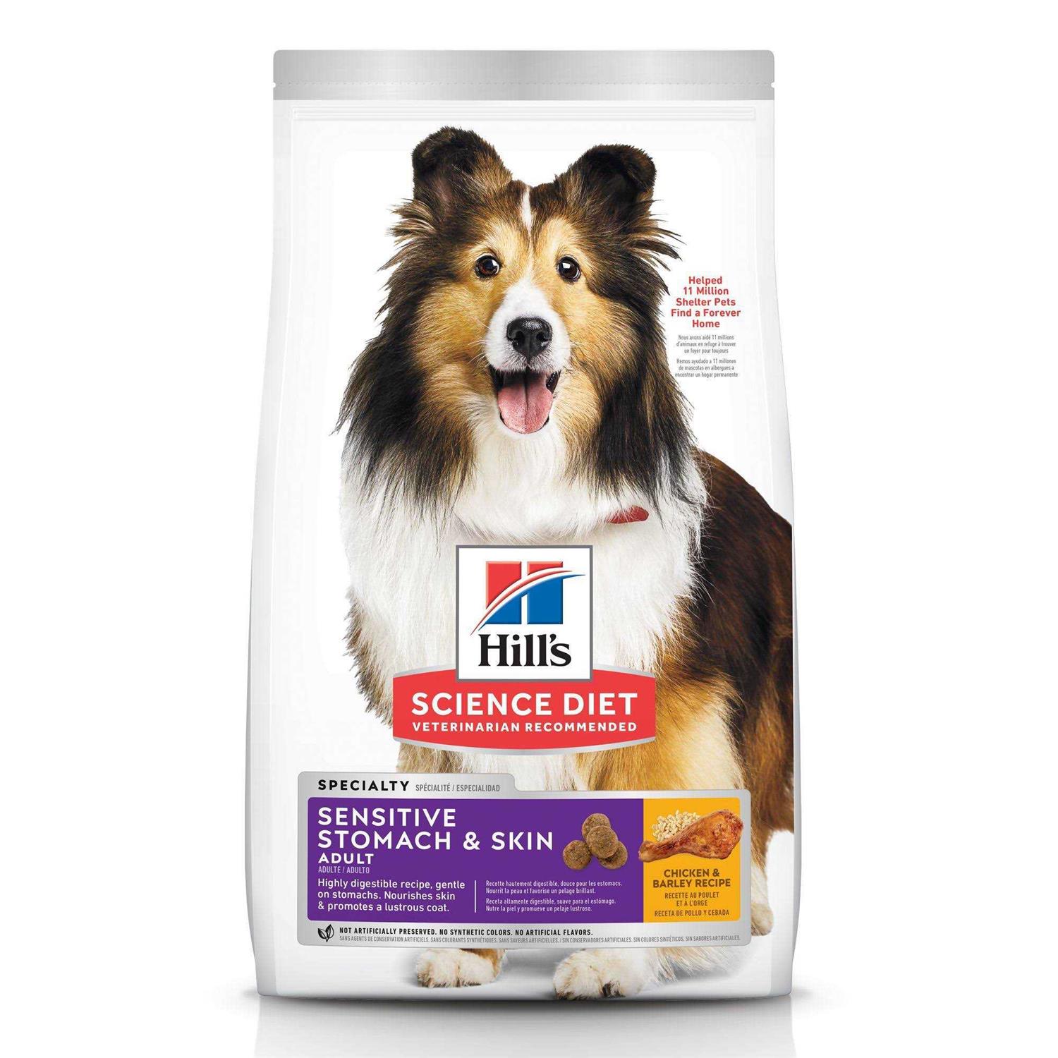 Hill's Science Diet Adult Sensitive Stomach & Skin Dry Dog Food - Pet Supplies online store