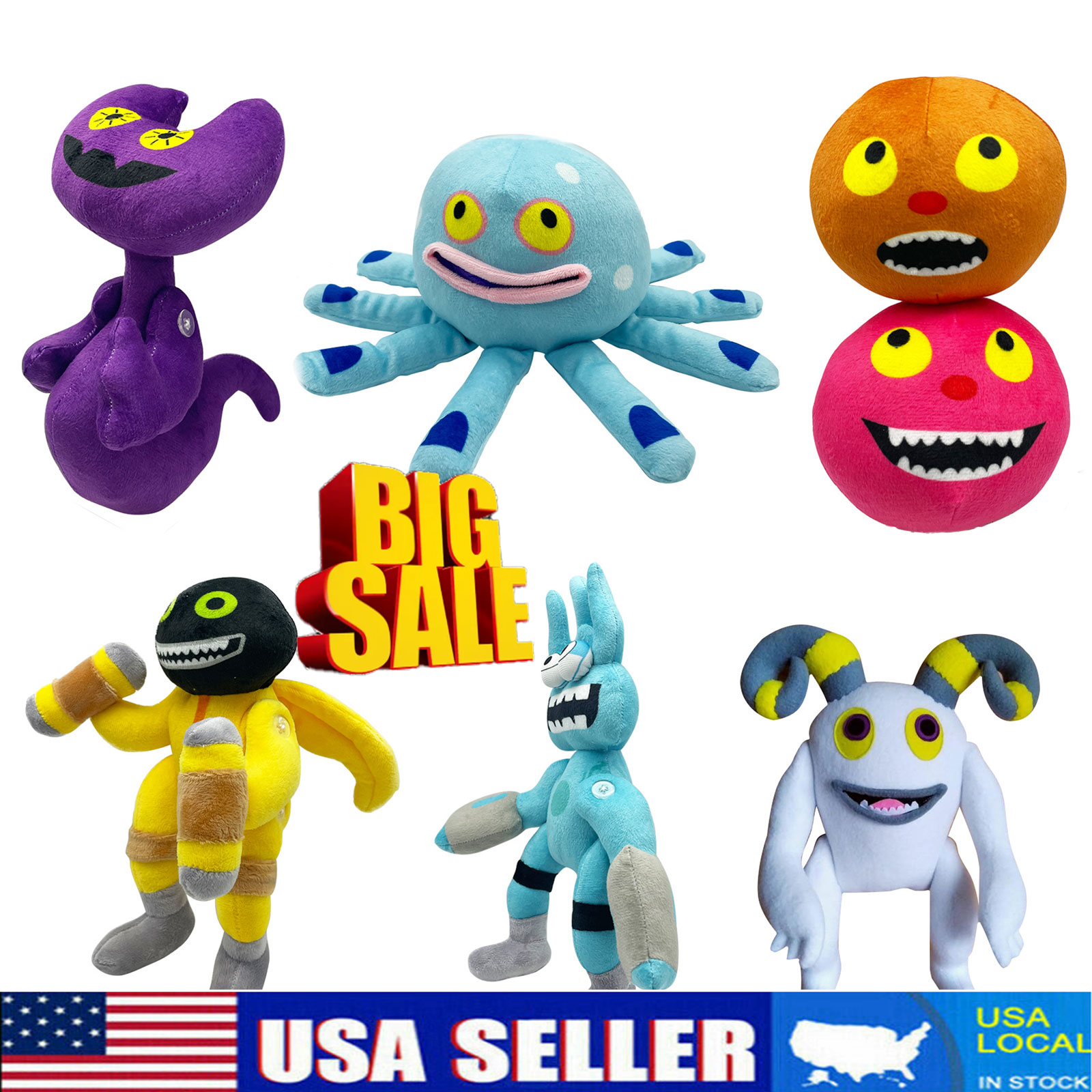 My Singing Monsters Wubbox Plush Toy Soft Stuffed Animal Plush Figure Doll NEW