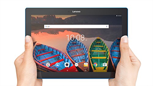 Lenovo Tab 10, 10-Inch Android Tablet, Qualcomm Snapdragon 210 Quad-Core 1.3 GHz Processor, 16 GB Storage, Slate Black, ZA1U0003US (Renewed)