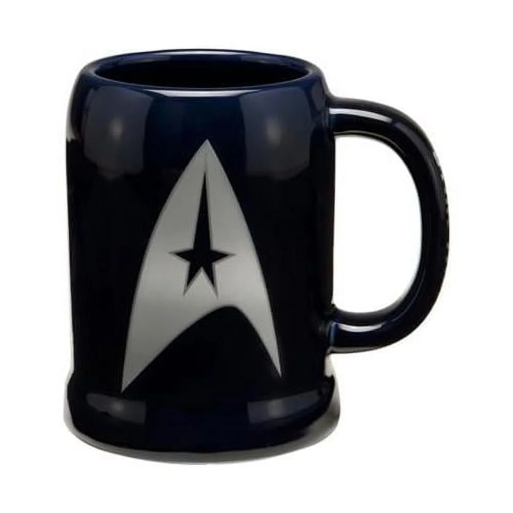 80879 Star Trek 20 Oz Ceramic Stein, Blue