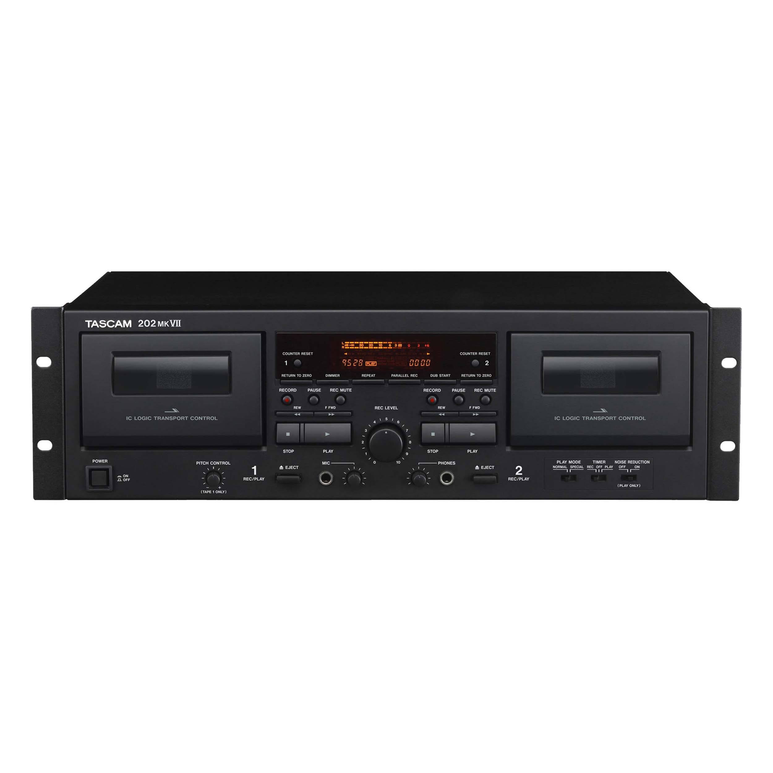 Tascam 202MKVII Double Cassette Deck