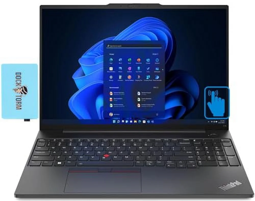 LENOVO Thinkpad E16 Gen 1 Home & Business Laptop (Intel i5-1335U 10-Core, 8GB RAM, 1TB PCIe SSD, Intel UHD, 16.0