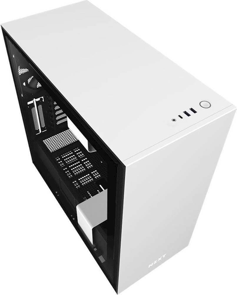 NZXT CA-H710B-W1 H710 Mid-Tower ATX Case (Matte White)