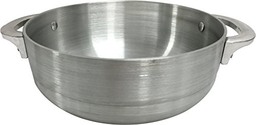 Heavy Gauge Caldero Dutch Oven with Aluminum Lid, 4.8 quart, Silver