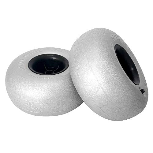 Mind and Action Universal Kayak Canoe Jon Boat Carrier with 10 Inch Balloon Beach Wheels, Kayak Dolly Trailer Trolley Transport Cart with Free 12 FT Strap