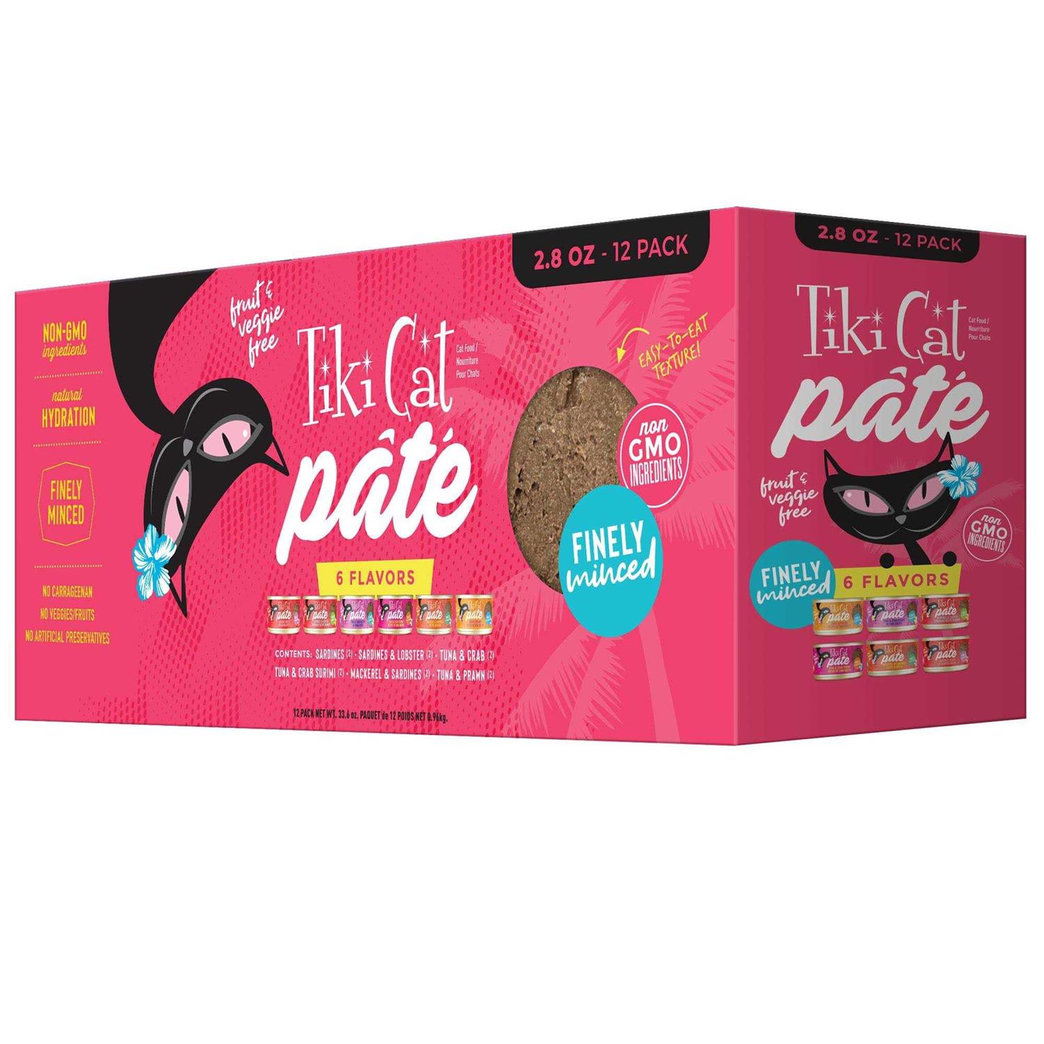 Tiki Cat Grill Pate Variety Pack Wet Cat Food - Pet Supplies online store
