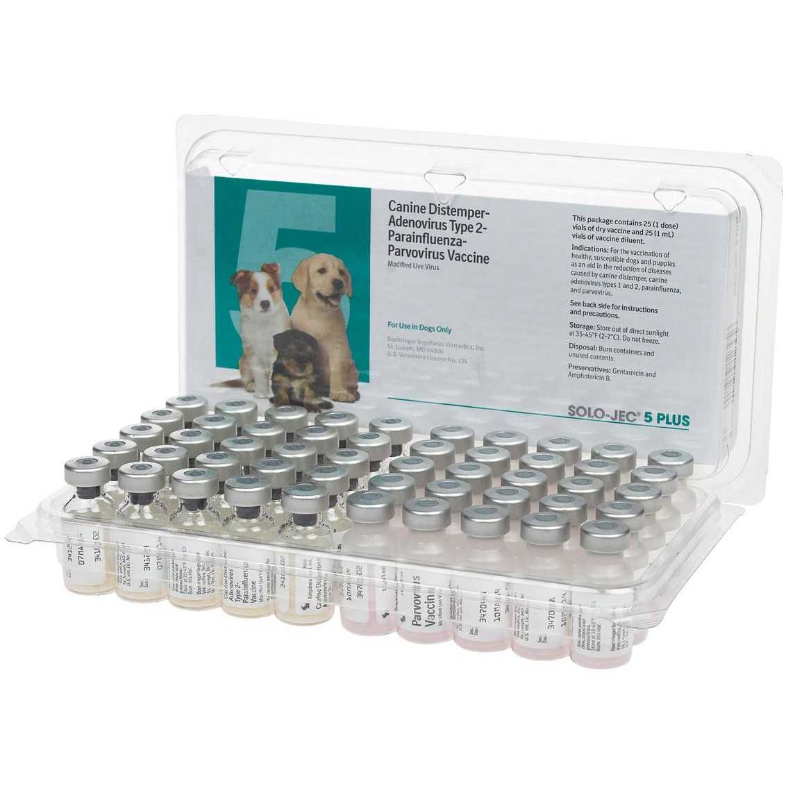 Boehringer Ingelheim Solo-Jec 5 Vaccine for Dogs - Pet Supplies online store