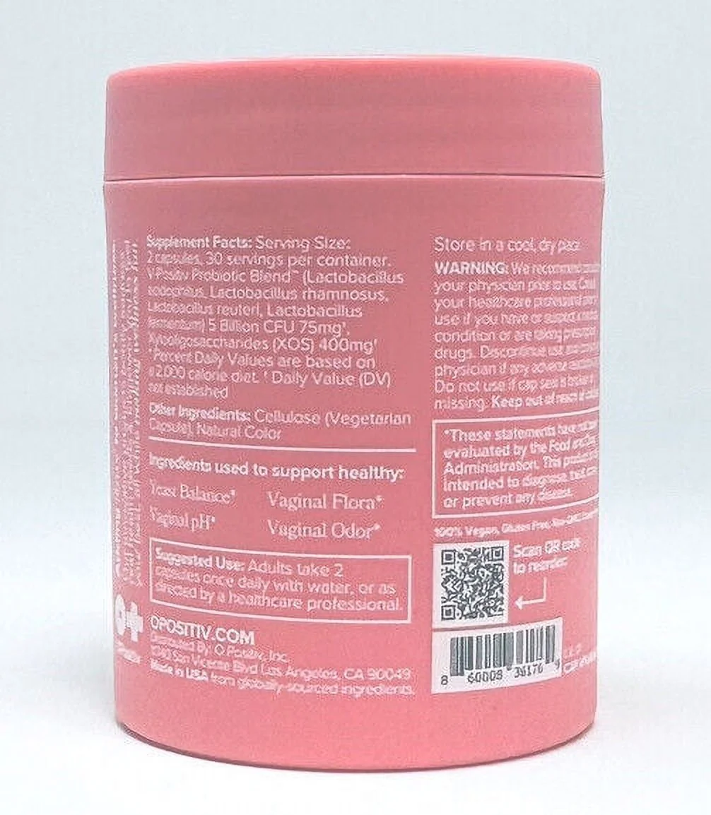 URO Vaginal Probiotics for Women PH Balance with -60 Capsule O Positiv