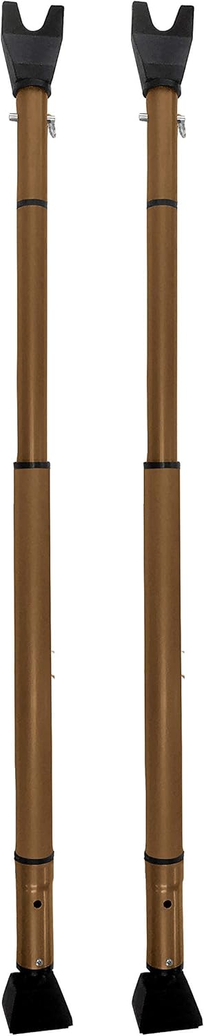 Product Trend Door Security Bar, Adjustable-Length Portable Door Bar for Home Defense Security, 28 to 45 Inches Pack of 2