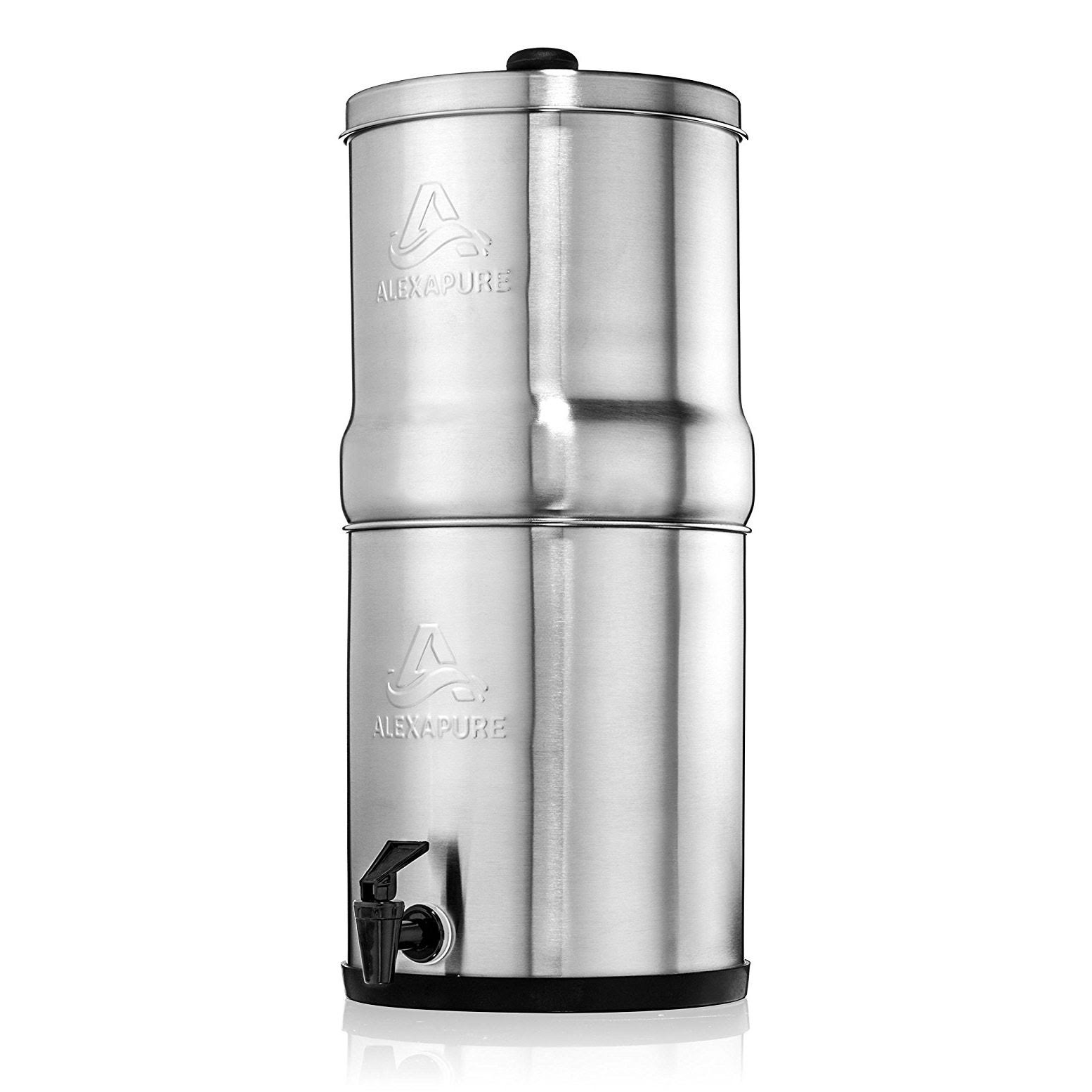 Alexapure Pro Stainless Steel Water Filtration System, Silver