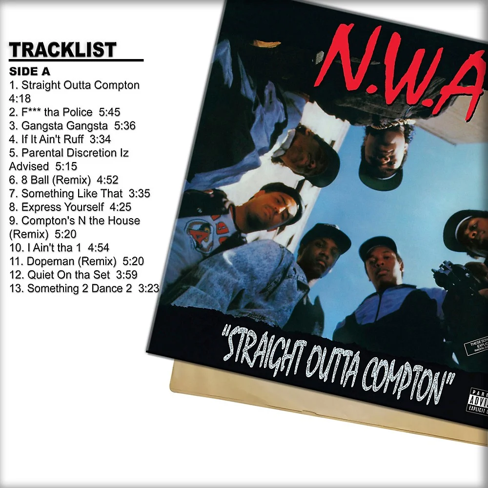 N.W.A - Straight Outta Compton - Rap / Hip-Hop - Vinyl